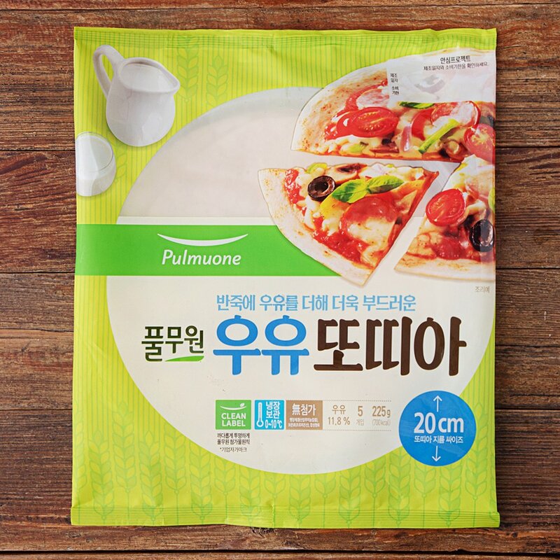 풀무원 우유또띠아, 225g, 1개