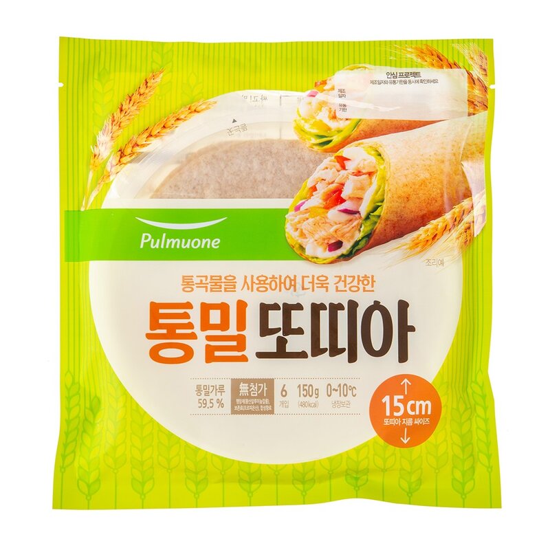 풀무원 통밀 또띠아, 150g, 1개