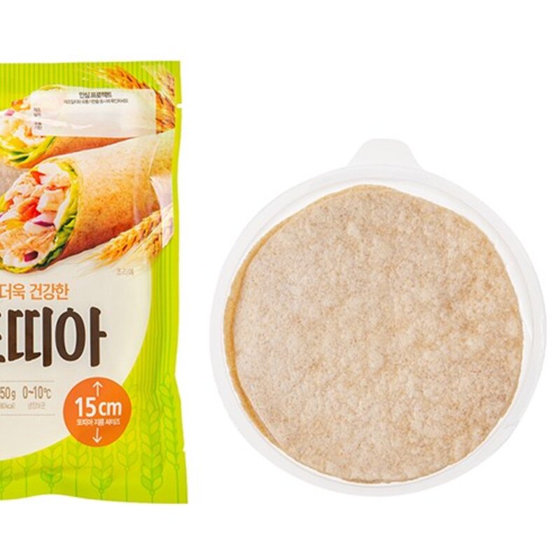 풀무원 통밀 또띠아, 150g, 1개