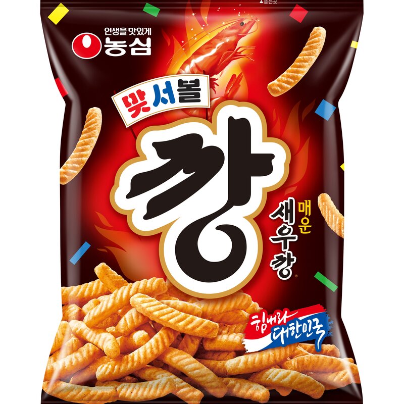 농심 매운새우깡, 400g, 1개