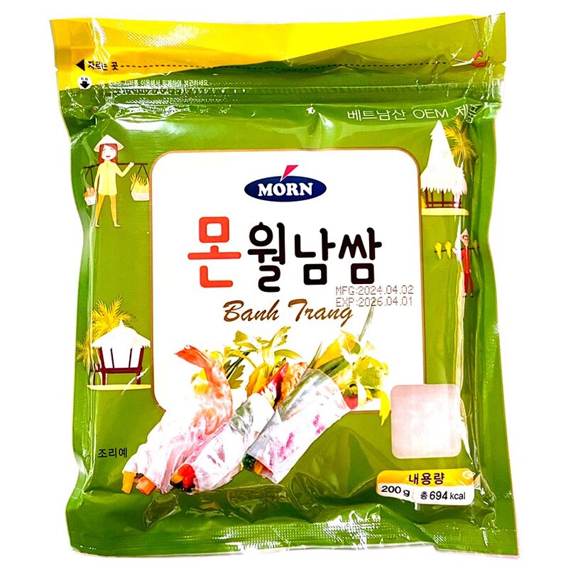 몬 월남쌈 (사각/16cm) 200g, 3개