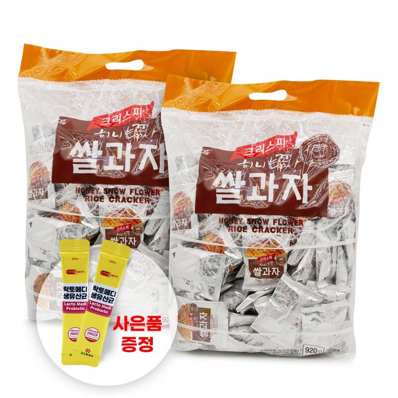 오성 크리스피 허니 눈꽃 쌀과자 1kg 2개 어르신간식