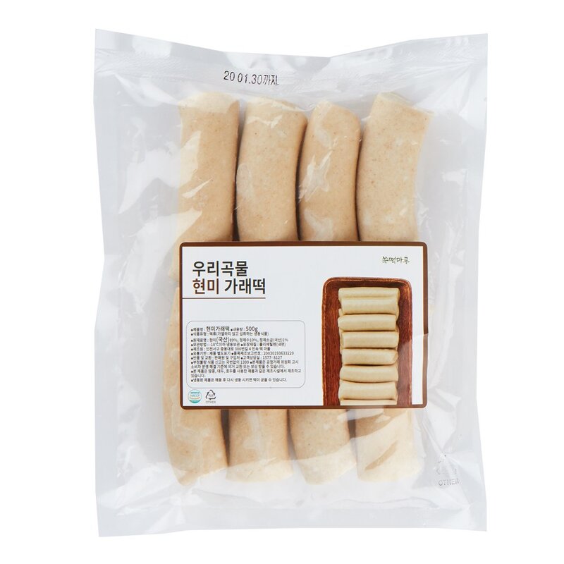 쑥떡마루 우리곡물 들깨 가래떡 (500g), 500g, 1개