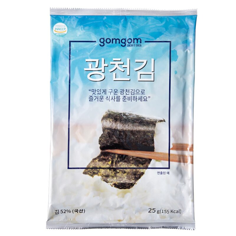 곰곰 광천김 전장, 25g, 10개