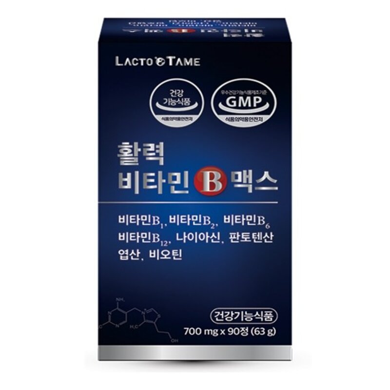 락토테미 활력 비타민b 맥스, 90정, 2개