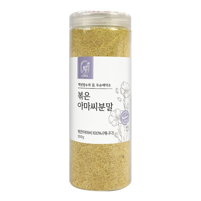 두손애약초 볶은아마씨분말, 1개, 500g