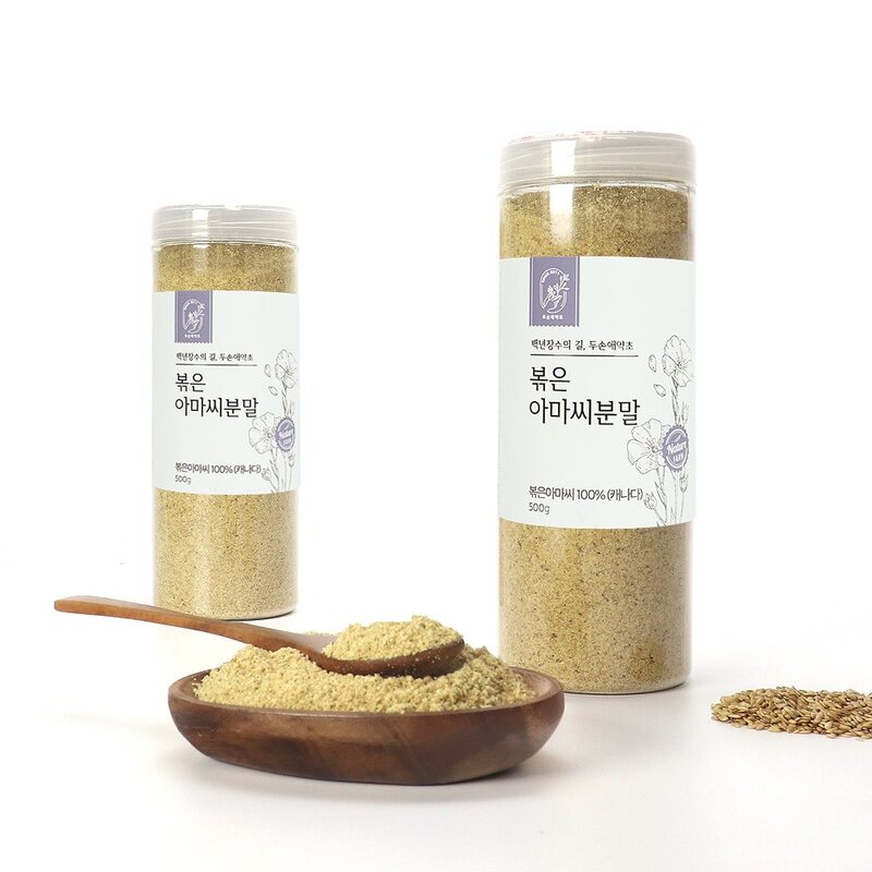 두손애약초 볶은아마씨분말, 1개, 500g