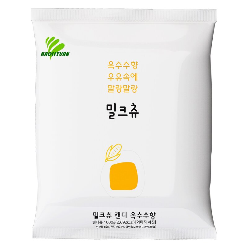 하오리위안 밀크츄 옥수수, 1kg, 2개