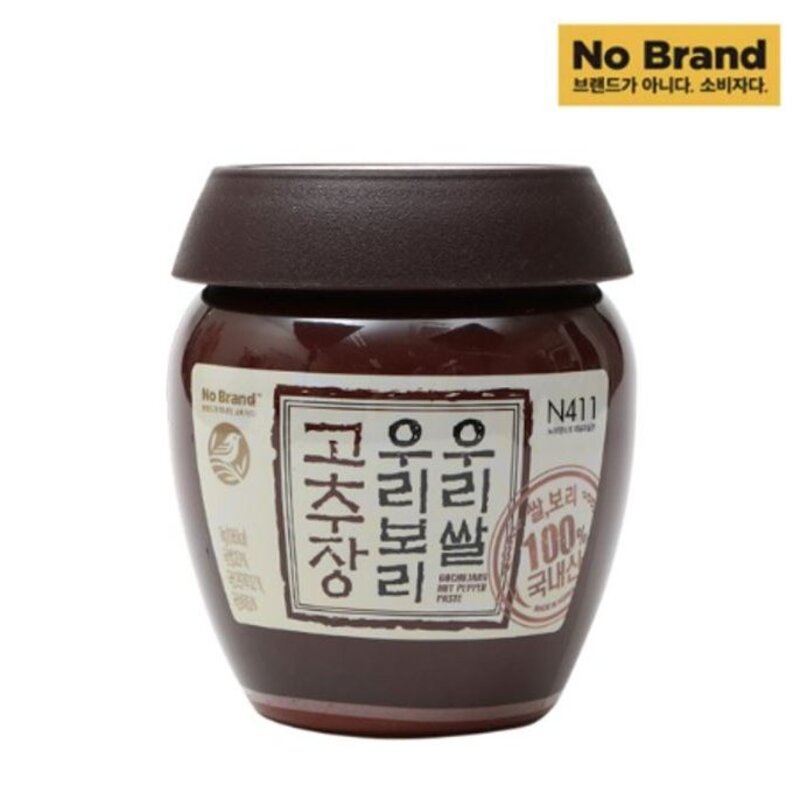 노브랜드 우리쌀 우리보리 고추장 1kg x 1개, 1세트