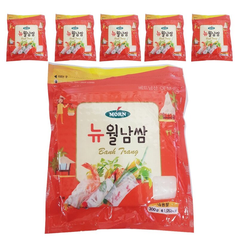 MORN 뉴 월남쌈 원형(16cm), 300g, 1개