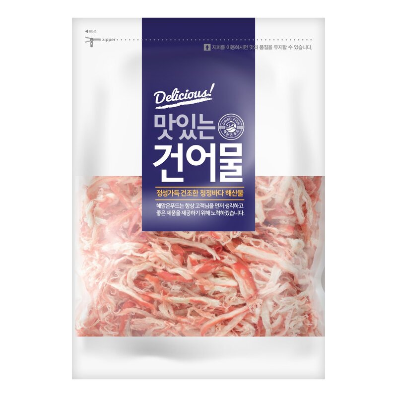 해맑은푸드 홍진미 오징어채, 150g, 2개