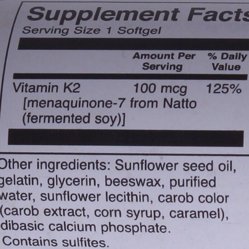 스완슨 내추럴 비타민 K-2 100mcg 소프트젤, 30개입, 1개, 30정