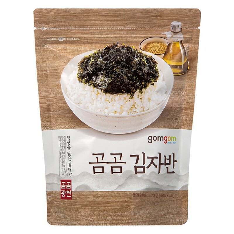 곰곰 김자반, 70g, 4개