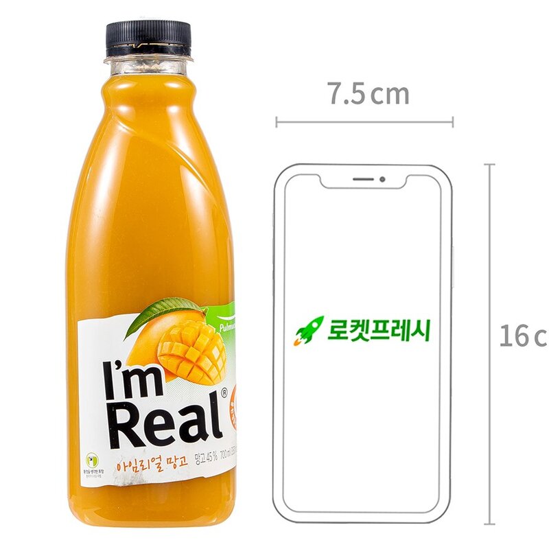 풀무원 아임리얼 망고 주스, 700ml, 1개