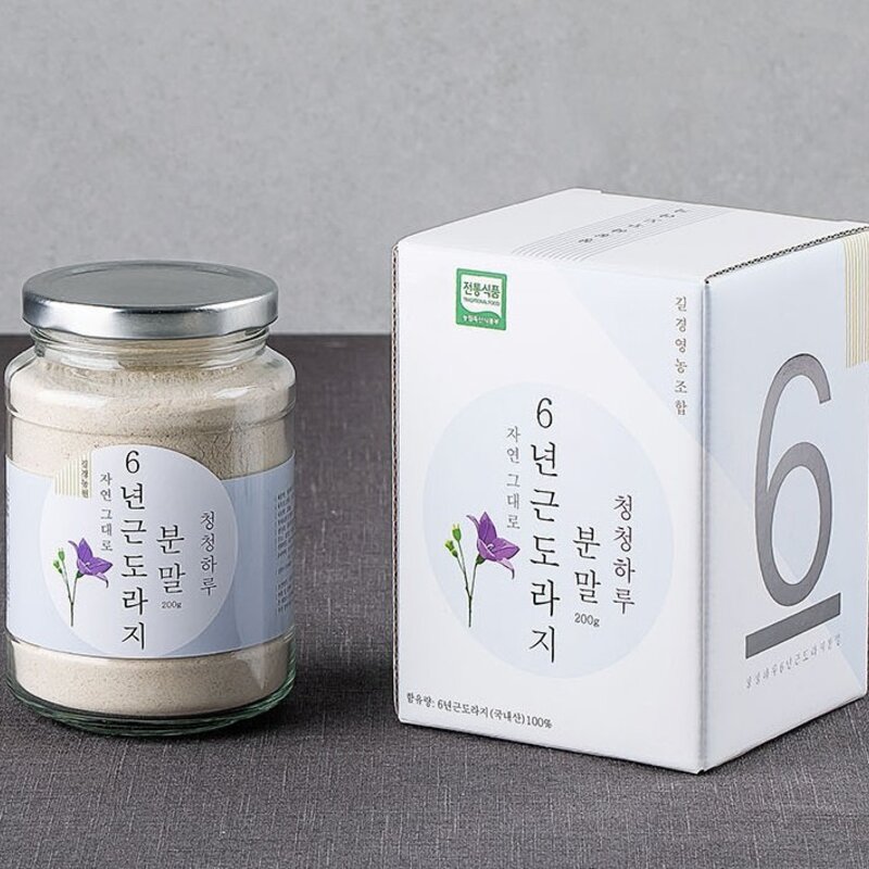 청청하루 6년근 도라지분말, 100g, 1개