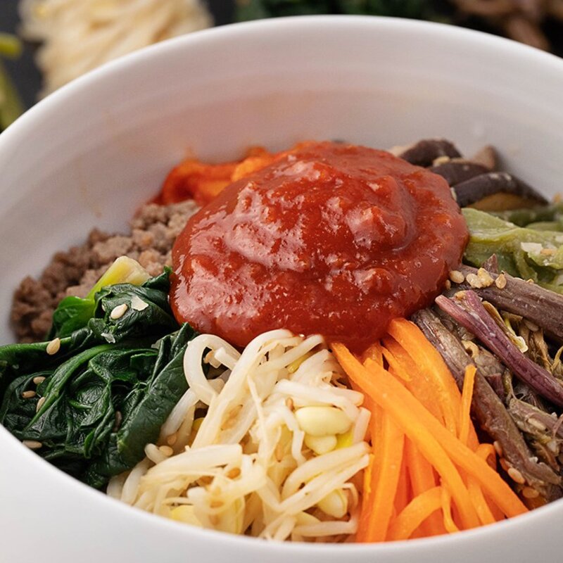 남도애꽃 풍성한 비빔밥세트, 350g, 1팩