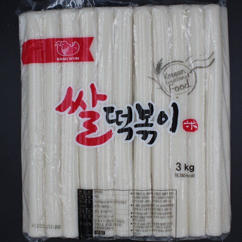 강원농산 쌀가래떡, 1.5kg, 1개