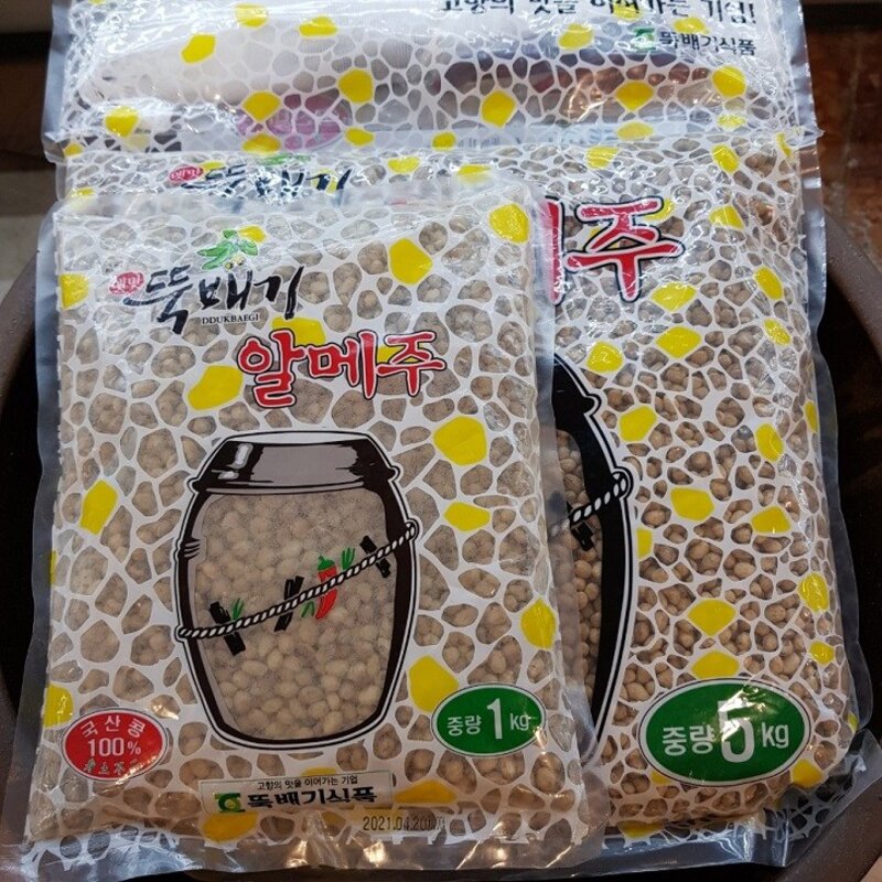 옛맛뚝배기 알메주(햇메주) 1kg 콩한되띄움 국산100%, 1개