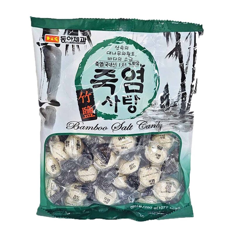 동아제과 죽염사탕 280g 3봉 묶음, 3개