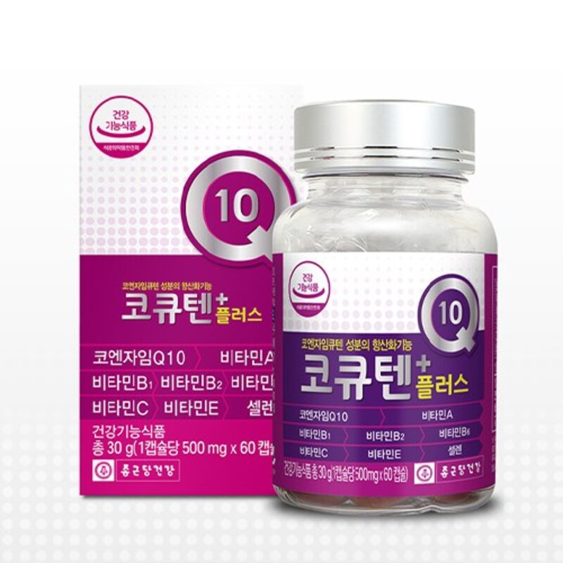 종근당건강 코큐텐 플러스, 60정, 30g, 0ml, 1개