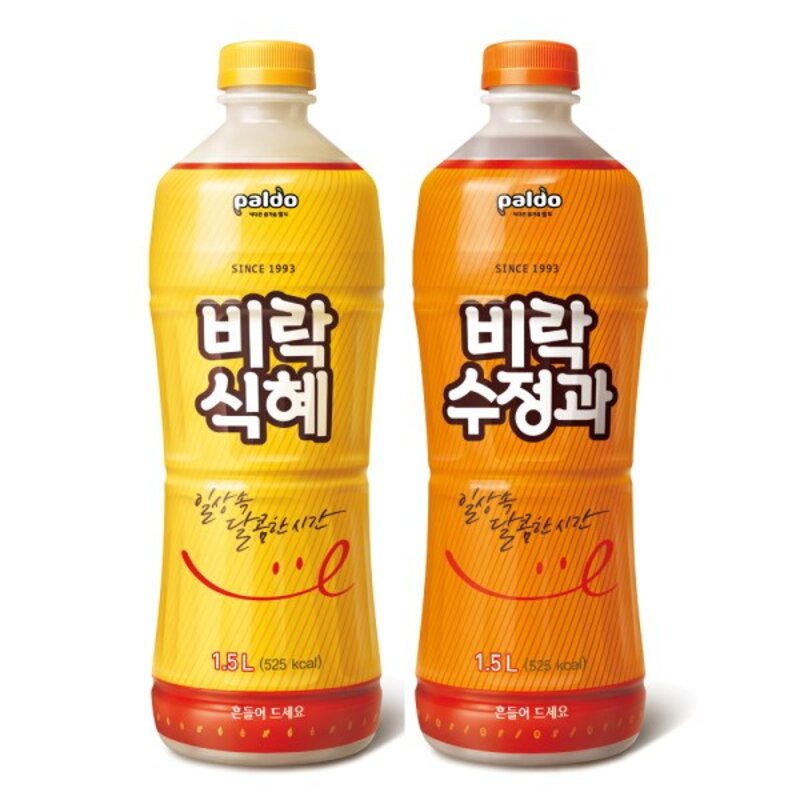 [팔도]비락식혜1.5Lx2+비락수정과1.5Lx2(총4개), 4개, 1.5L