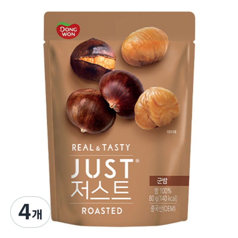 동원 저스트 군밤, 80g, 6개