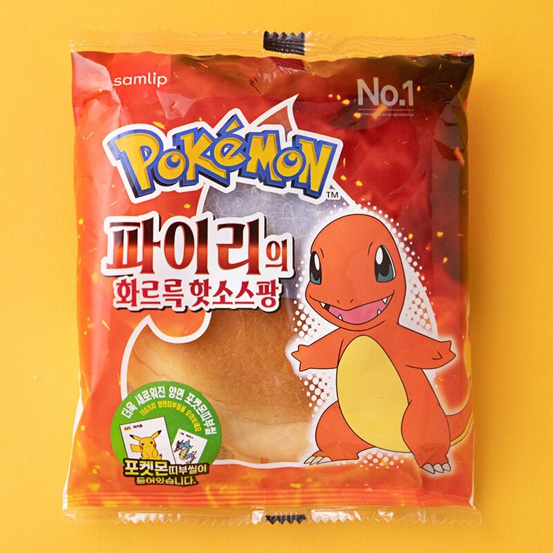 삼립 파이리의 화르륵 핫소스팡, 90g, 6개