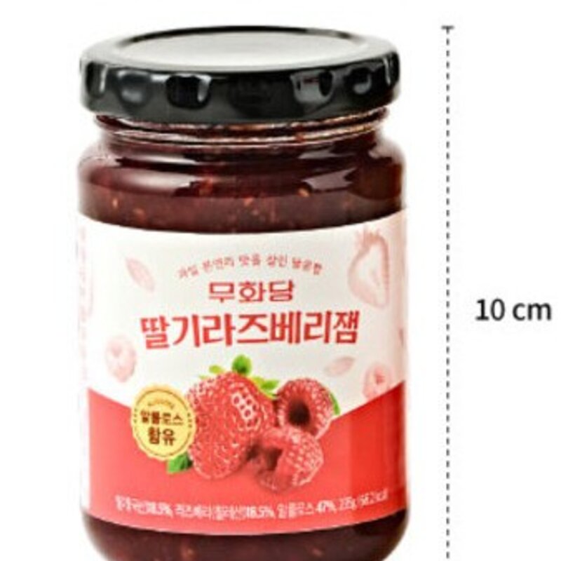 무화당 알룰로스 딸기라즈베리잼, 1개, 235g