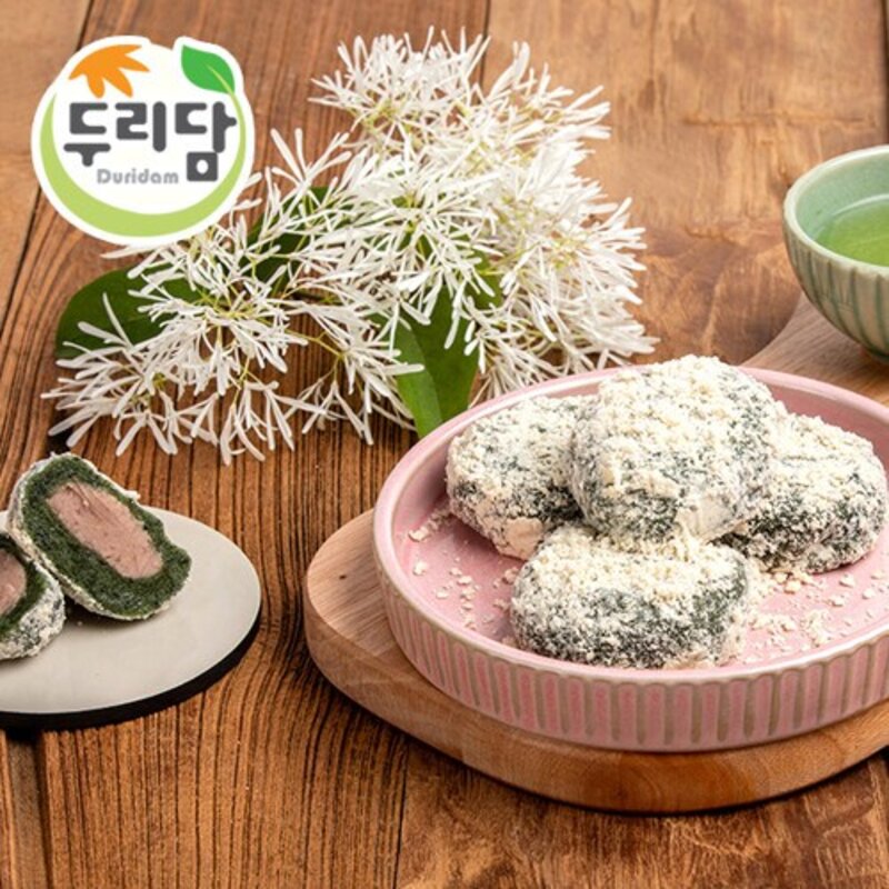 [모시올] 모싯잎 두텁떡6개(330g) x 6팩, 6개, 330g