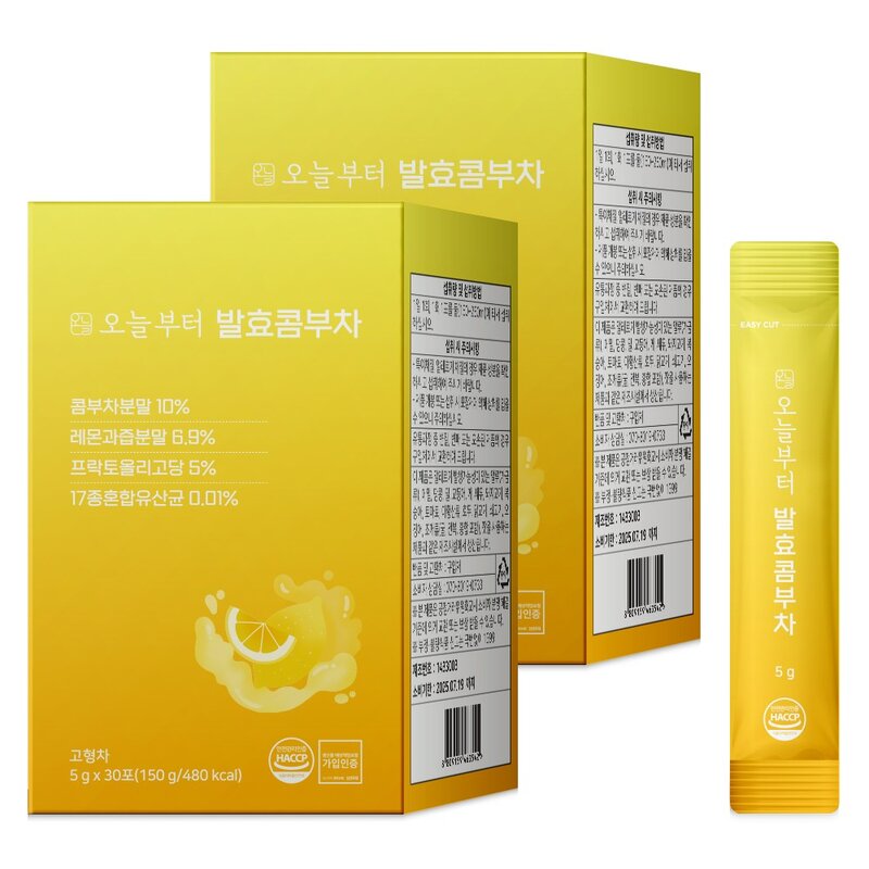 오늘부터 발효콤부차 레몬 다이어트차 홍차 콤부차 꼼부차, 150g, 1개