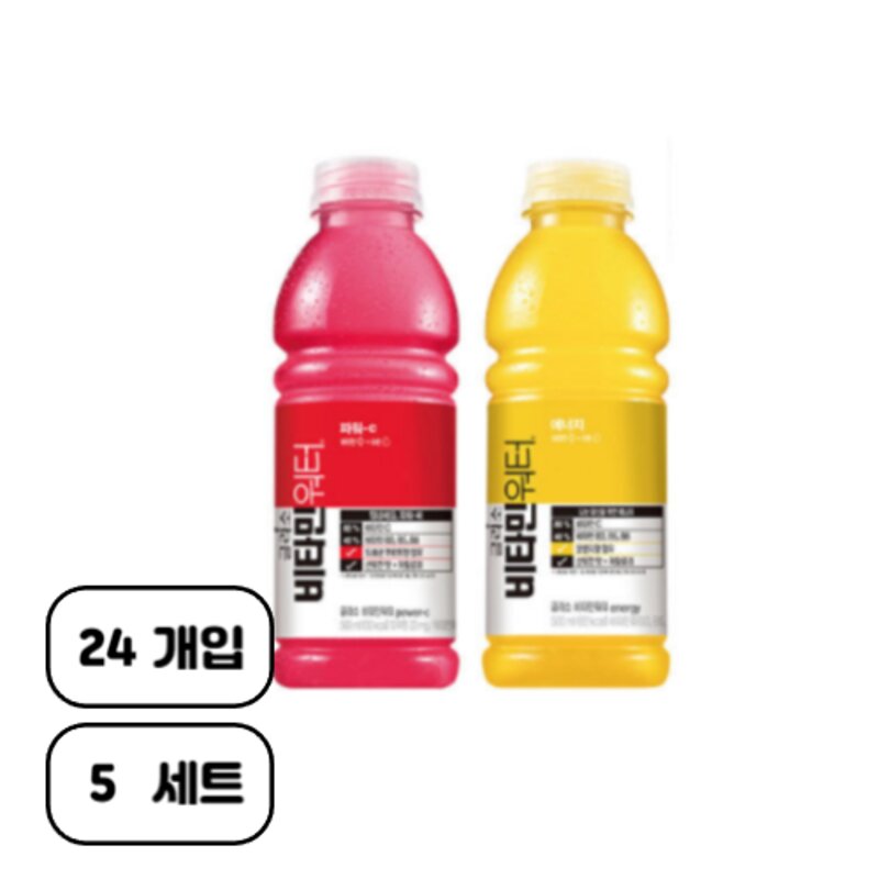 글라소비타민워터 에너지6+파워C6 12페트, 12개, 500ml