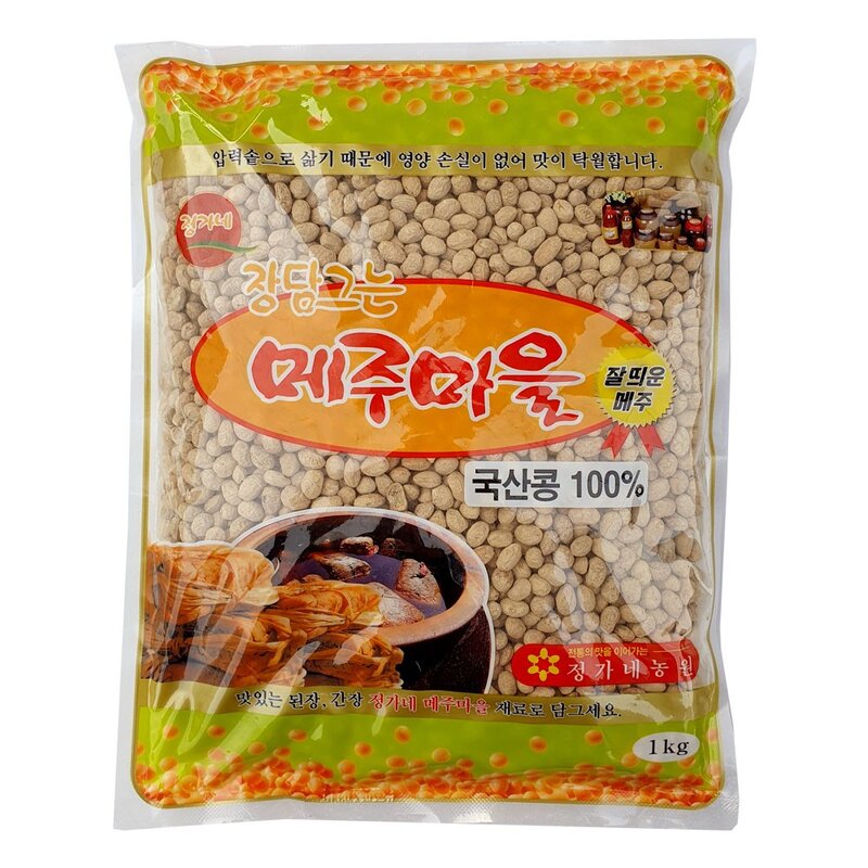 정가네 장담그는 메주마을 국산콩 100% 알콩메주 1kg, 1개