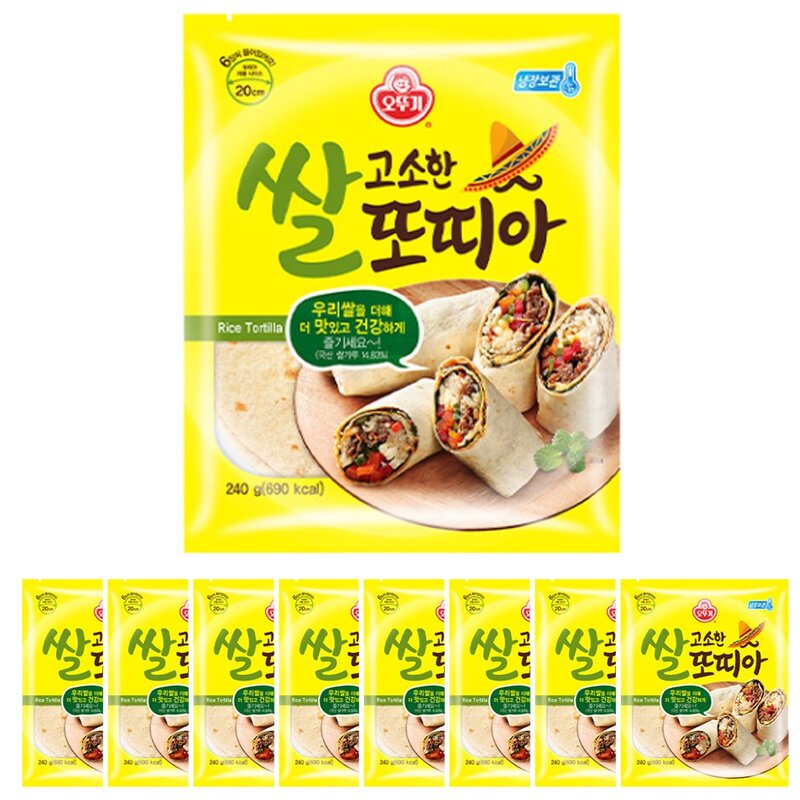 오뚜기 고소한 쌀 또띠아 240g, 2개