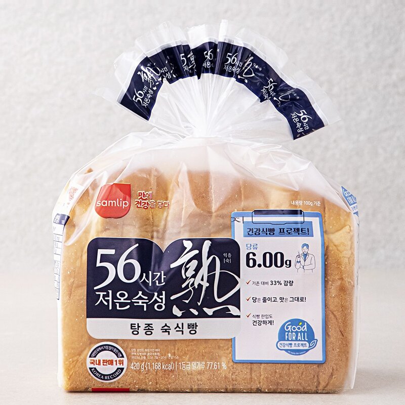 삼립 56시간 저온숙성 탕종 숙식빵, 420g, 1개