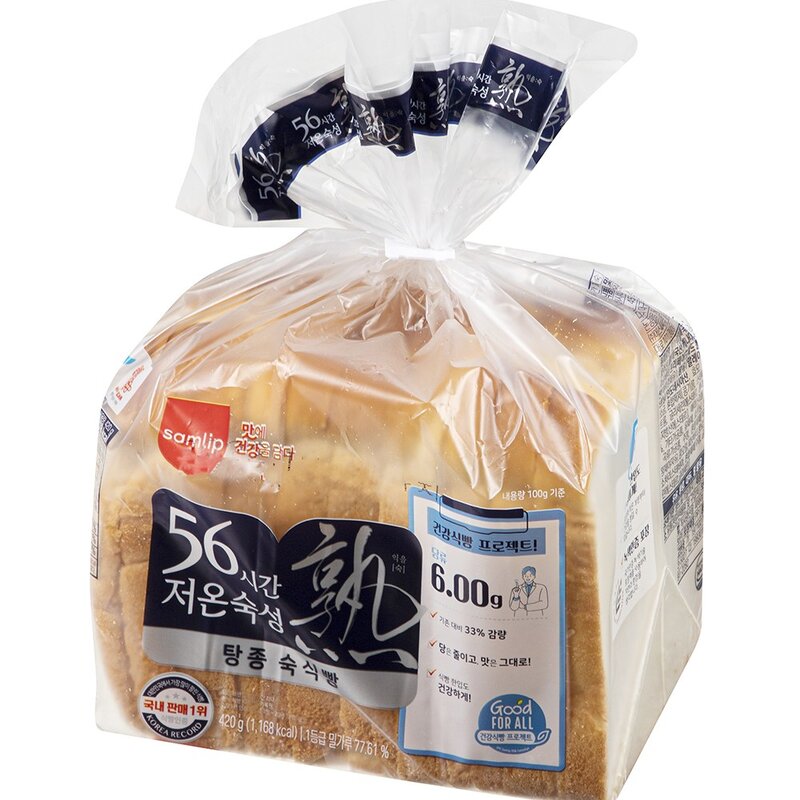 삼립 56시간 저온숙성 탕종 숙식빵, 420g, 1개