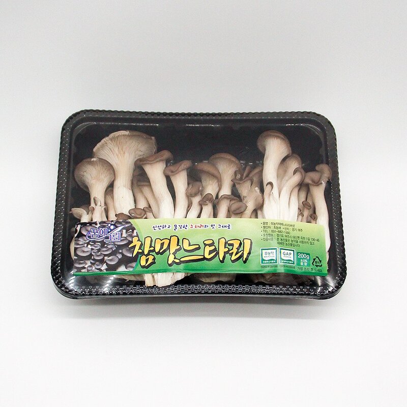 농사꾼아내 친환경 무농약 느타리 버섯 200g/400g/1kg, 친환경 느타리 버섯 1kg, 1개