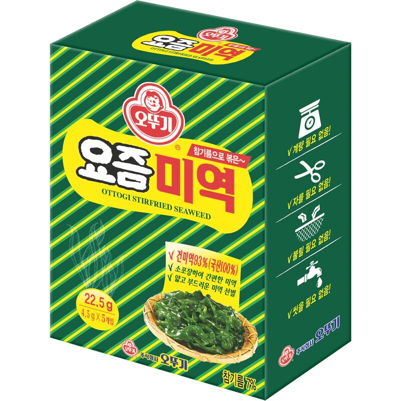 오뚜기 요즘 미역 5p, 22.5g, 6개