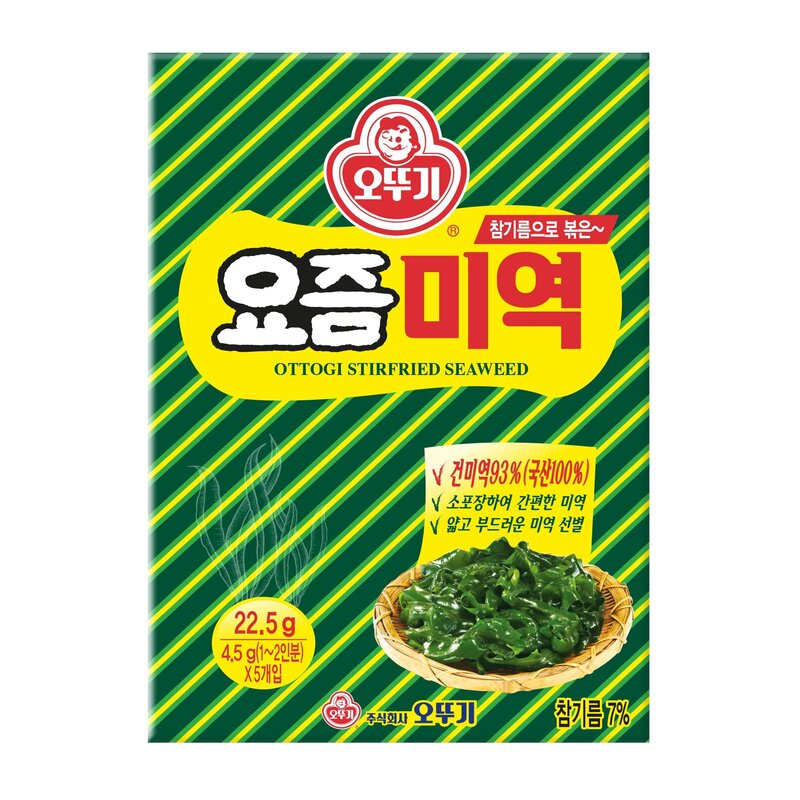 오뚜기 요즘 미역 5p, 22.5g, 6개