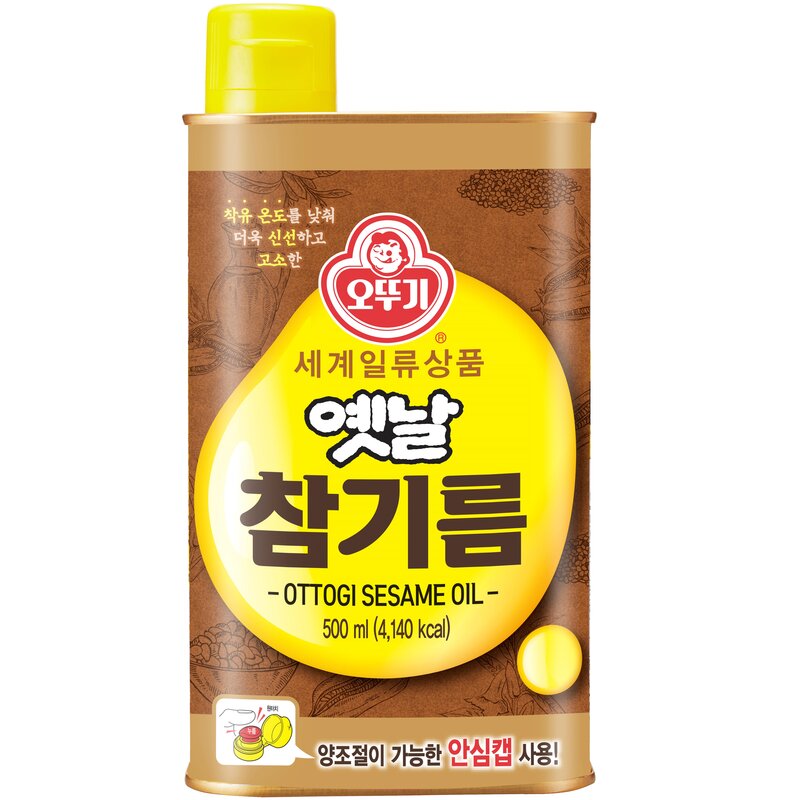 오뚜기 옛날 참기름, 500ml, 2개