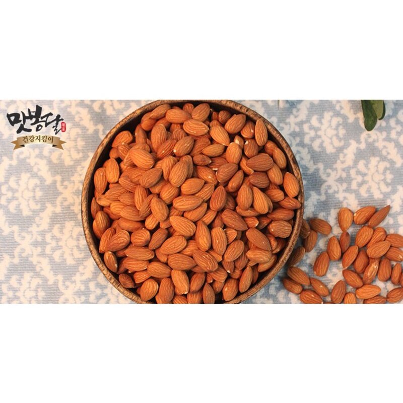 맛봉달 2022년 볶은아몬드 아몬드 미국산, 1개, 500g