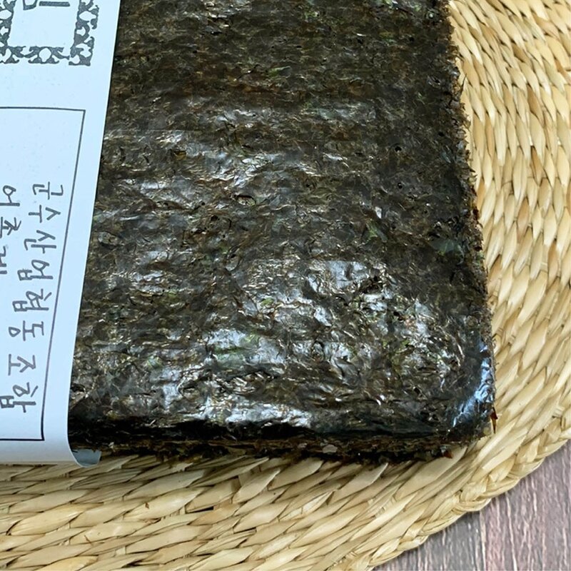 울돌목 맛좋은 완도산 햇 파래김 100매+100매 지퍼백포장, 1개