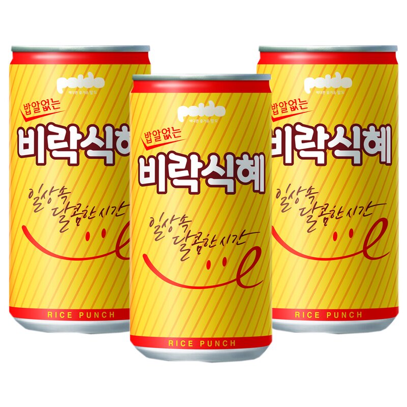 팔도 밥알없는 비락식혜 175ml 업소용 전통음료, 30개