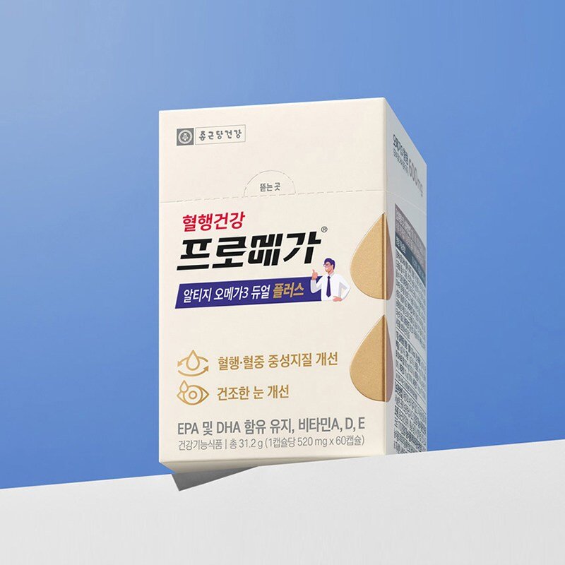 프로메가 알티지 오메가3 듀얼플러스, 60정, 2개