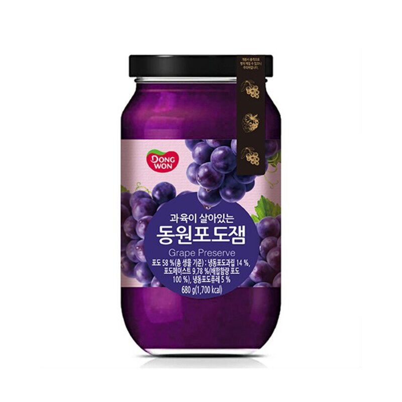 동원 포도잼, 680g, 1개