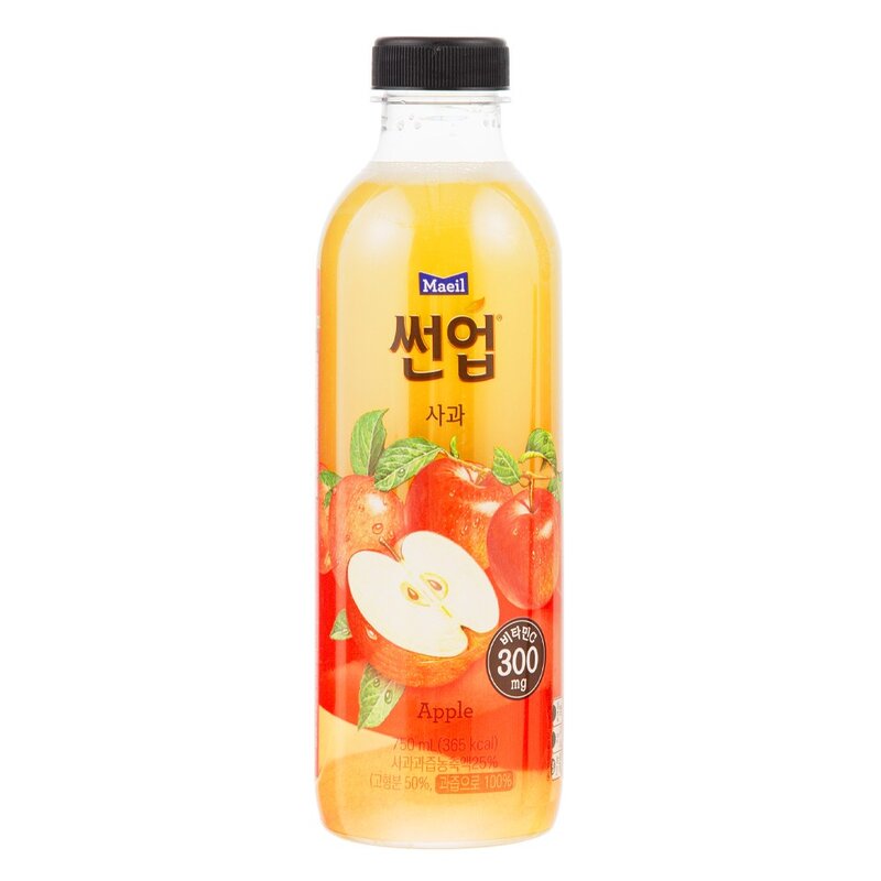 썬업 사과 주스, 750ml, 1개