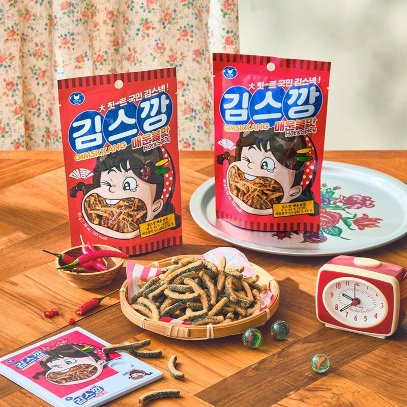 만전김 김스깡 매운불맛, 50g, 5개