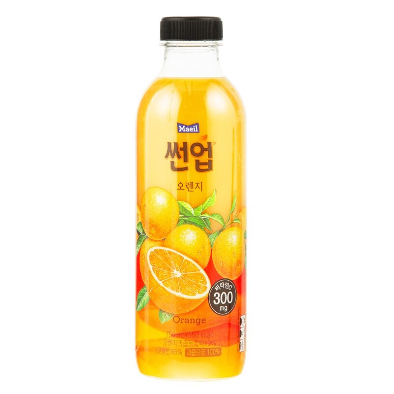 썬업 오렌지주스, 1개, 750ml