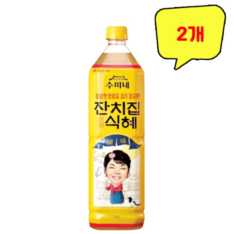 롯데 잔치집 식혜 1.5Lx12펫, 상세페이지 참조, 12개, 1.5L