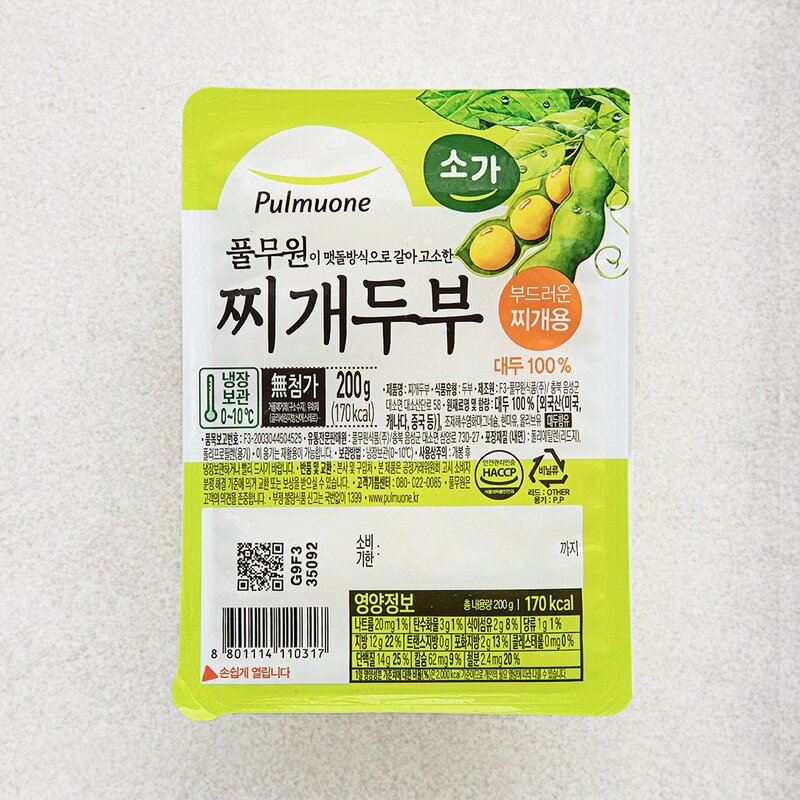 풀무원 소가 찌개두부, 290g, 1개