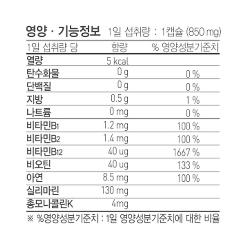 대웅제약 에너씨슬 콜레다운, 30정, 2개